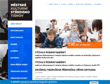 Tablet Screenshot of mekstisnov.cz